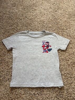 Kids Spider Heroes Graphic T-Shirt - Gray